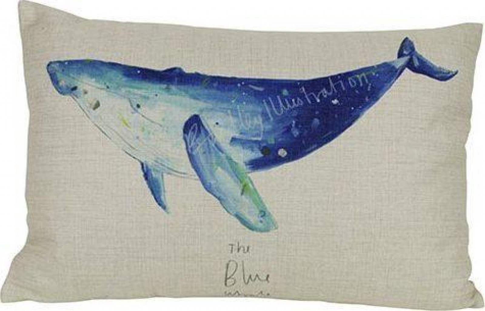 whale cushion
