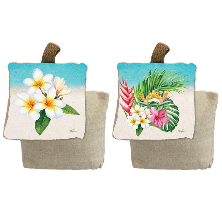 FRANGIPANI DOORSTOP SET