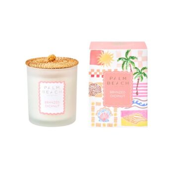 BRONZED COCONUT CANDLE