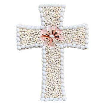 BLUSH SHELL CROSS