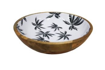 ENAMEL SALAD BOWL HAVANA