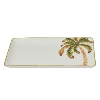CERAMIC PALM PLATTER