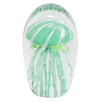 GLASS JELLYFISH ORNAMENT