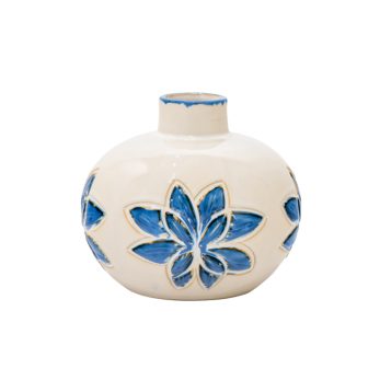 BLUE FLOWER VASE