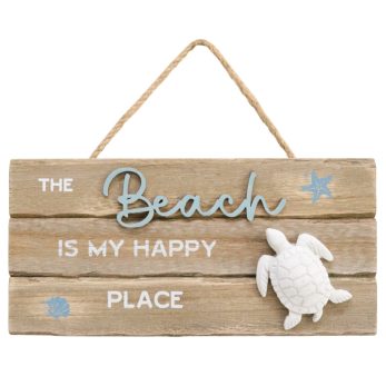 BEACH HAPPY PLACE SIGN