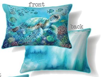 SEA TURTLE CUSHION 30X50