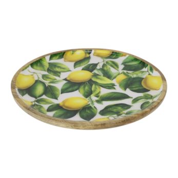 LEMON MANGO WOOD PLATE