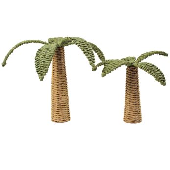 SET OF 2 WOVEN PALMS